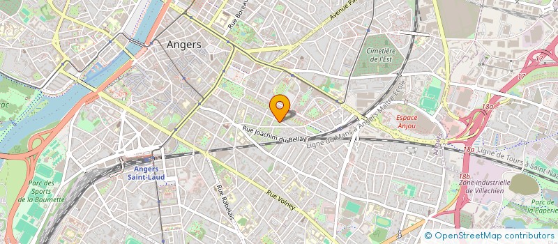 localisation de l'entreprise SCI PAJOT LA CHAPELLE à ANGERS