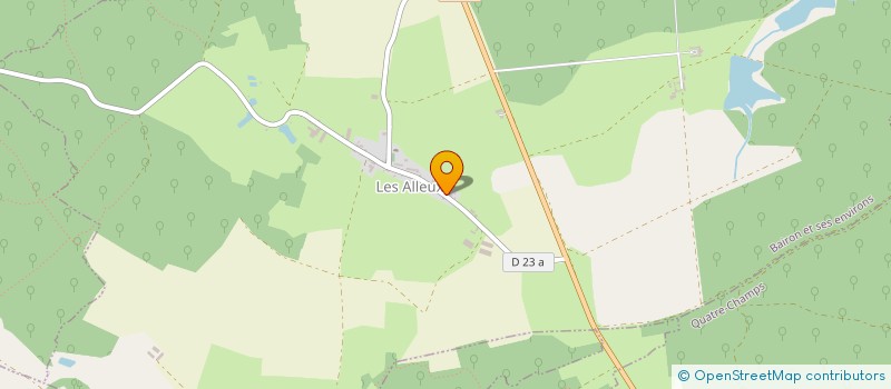 localisation de l'entreprise SCI PAJS  BAIRON ET SES ENVIRONS