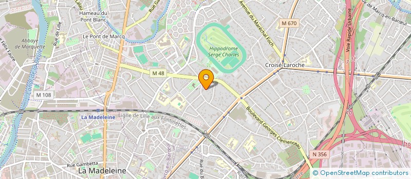 localisation de l'entreprise SCI PAJU à MARCQ EN BAROEUL