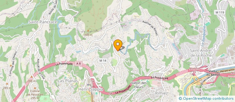 localisation de l'entreprise SCI PAJU INVEST  NICE