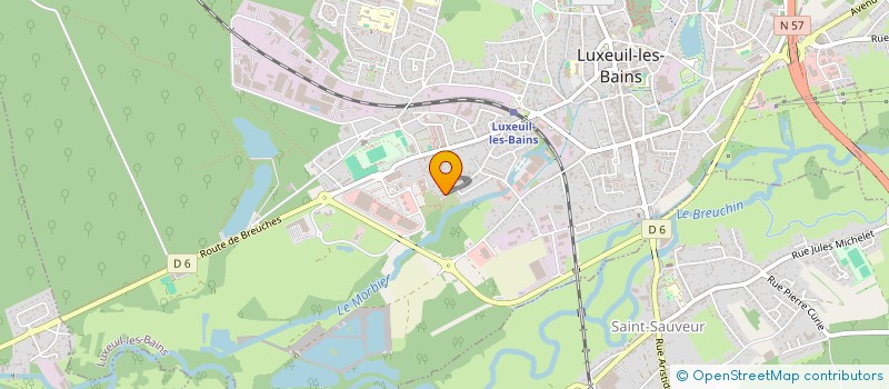 localisation de l'entreprise SCI PAJUDI à LUXEUIL-LES-BAINS