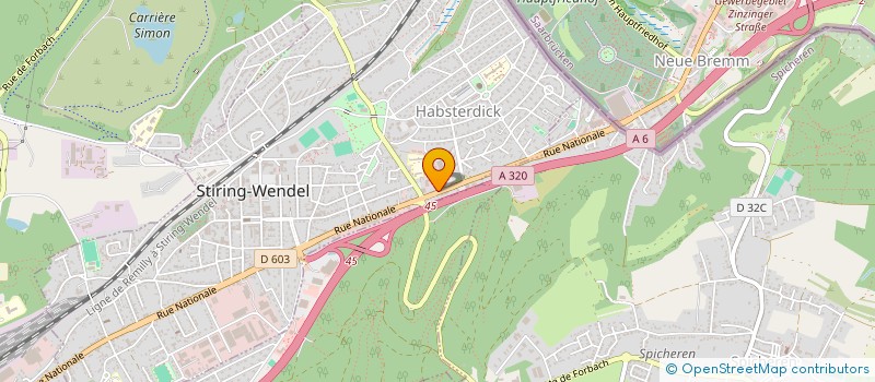 localisation de l'entreprise SCI PAJULA  STIRING-WENDEL