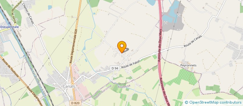 localisation de l'entreprise SCI PAJUMA  CANALS