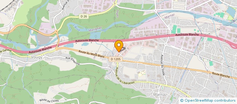 localisation de l'entreprise SCI PAK  MARNAZ