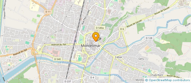 localisation de l'entreprise SCI PAK à MONTELIMAR