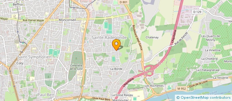localisation de l'entreprise SCI PAK  TOURS