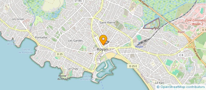 localisation de l'entreprise SCI PAKA  ROYAN