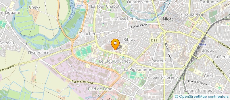 localisation de l'entreprise SCI PAKFAFA  NIORT