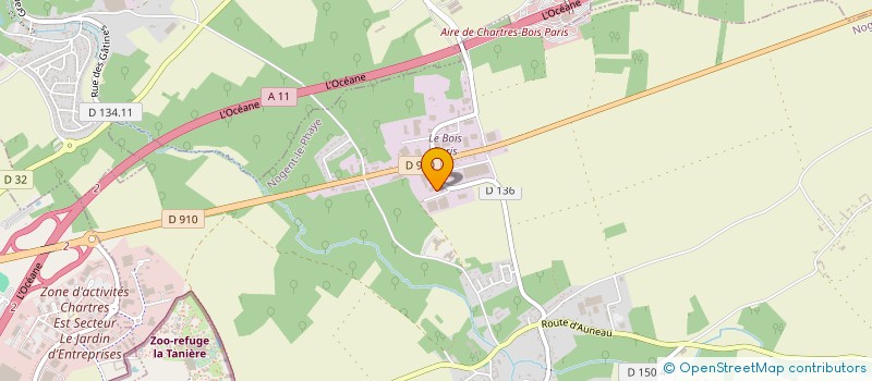 localisation de l'entreprise SCI PAKIMO à GELLAINVILLE