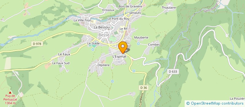 localisation de l'entreprise SCI PAKOI  BESSE-ET-SAINT-ANASTAISE