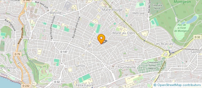 localisation de l'entreprise SCI PAKOS à LE HAVRE