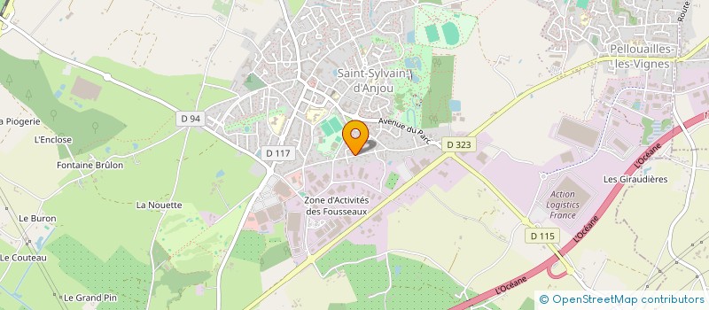 localisation de l'entreprise SCI PAKYNE  VERRIERES-EN-ANJOU