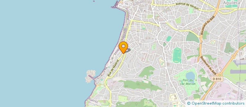 localisation de l'entreprise SCI PAL 1 à BIARRITZ