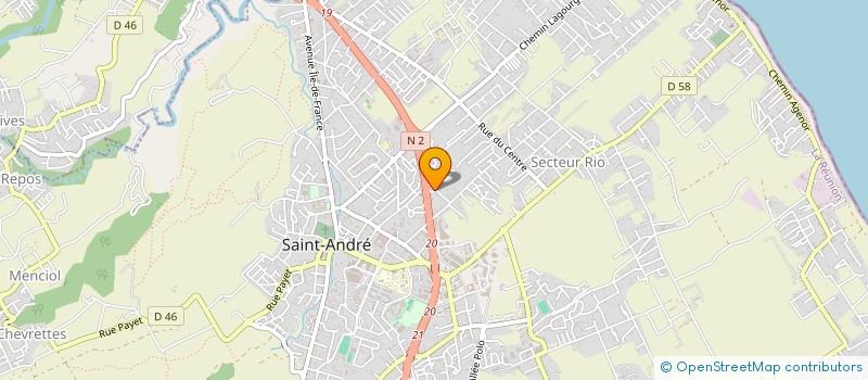 localisation de l'entreprise SCI PALA à SAINT-ANDRE