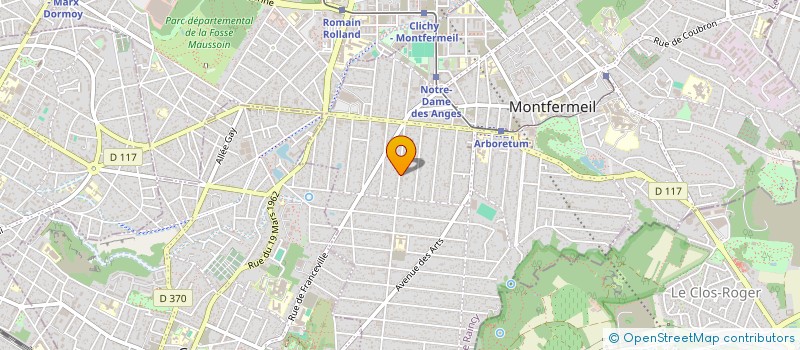 localisation de l'entreprise SCI PALACE à MONTFERMEIL