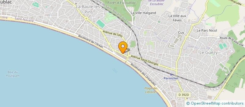 localisation de l'entreprise SCI PALACIO à LA BAULE-ESCOUBLAC