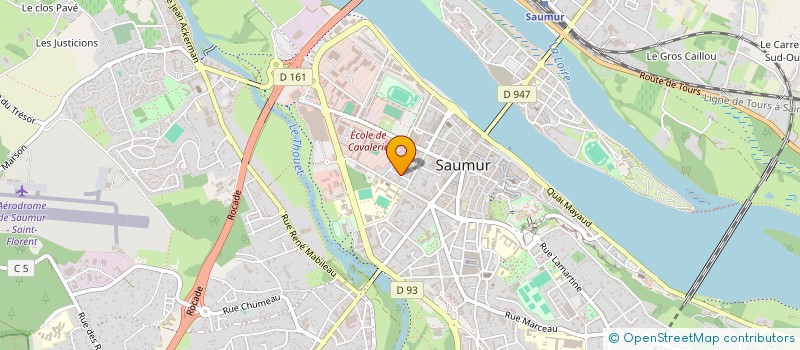 localisation de l'entreprise SCI PALADI  SAUMUR