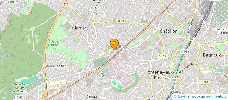 localisation de l'entreprise SCI PALADIN à CLAMART