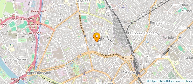 localisation de l'entreprise SCI PALAFITO à TOULOUSE