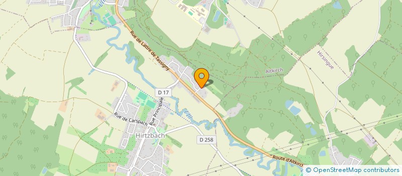 localisation de l'entreprise SCI PALAG  HIRTZBACH