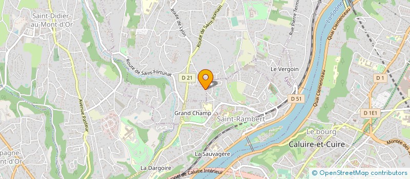 localisation de l'entreprise SCI PALAINDA  SAINT-CYR-AU-MONT-D'OR