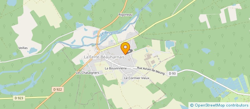 localisation de l'entreprise SCI PALAIS  LA FERTE-BEAUHARNAIS