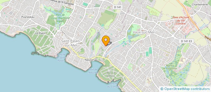 localisation de l'entreprise SCI PALAIS  SAINT-PALAIS-SUR-MER