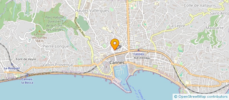 localisation de l'entreprise SCI PALAIS DE FRANCE à CANNES