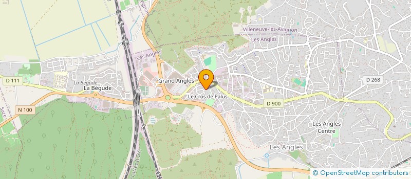 localisation de l'entreprise SCI PALAIS DES KOUNOZ  LES ANGLES