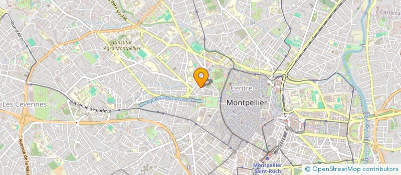 localisation de l'entreprise SCI PALAIS FOCH à MONTPELLIER