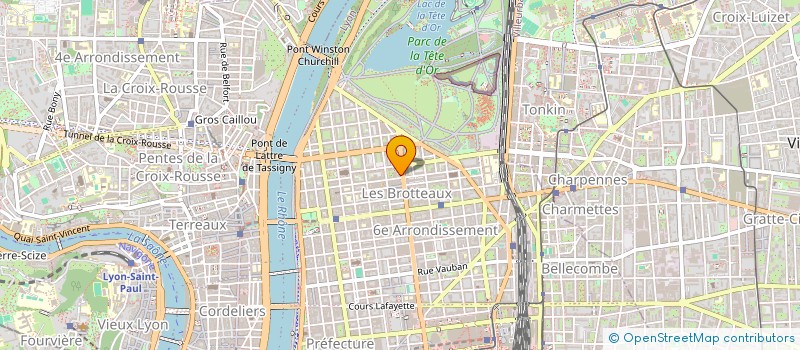 localisation de l'entreprise SCI PALAIS GRILLET  LYON