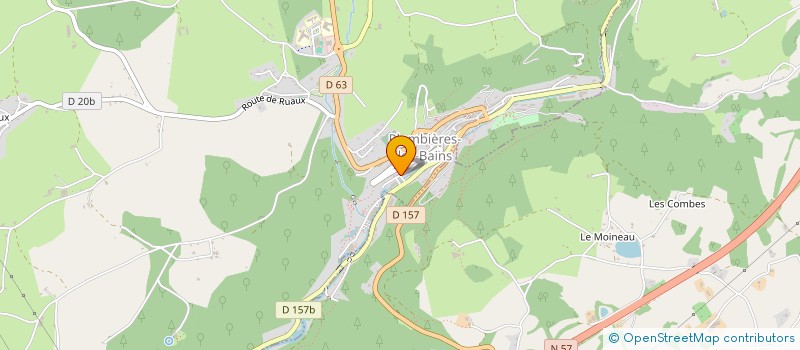 localisation de l'entreprise SCI PALAIS ROYAL  PLOMBIERES-LES-BAINS