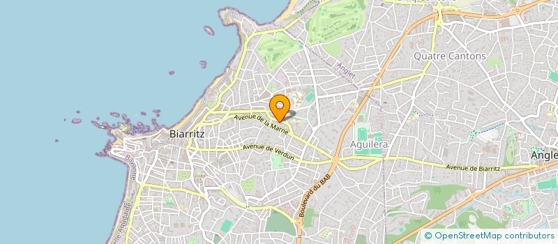 localisation de l'entreprise SCI PALAIS THERMAL à BIARRITZ