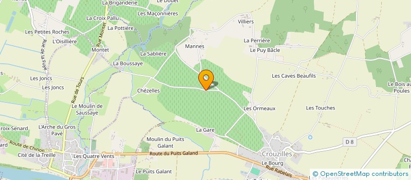 localisation de l'entreprise SCI PALALISO  CROUZILLES