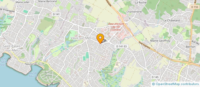 localisation de l'entreprise SCI PALAMAH  VAUX-SUR-MER