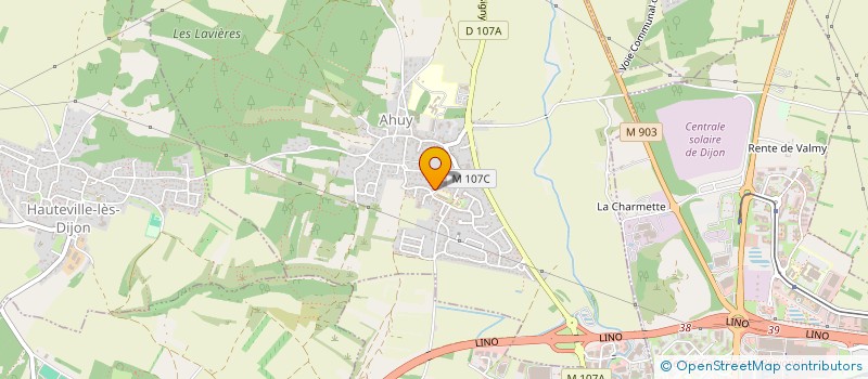 localisation de l'entreprise SCI PALAMEDE  AHUY