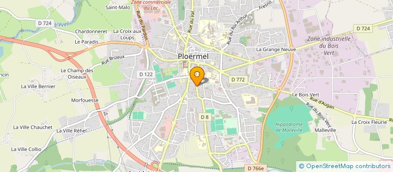 localisation de l'entreprise SCI PALAMINE  PLOERMEL