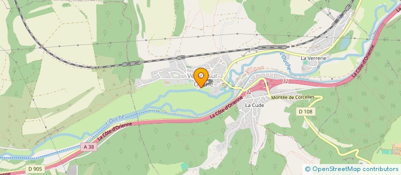 localisation de l'entreprise SCI PALANIA  VELARS-SUR-OUCHE