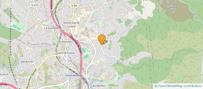 localisation de l'entreprise SCI PALANQUE à MARSEILLE