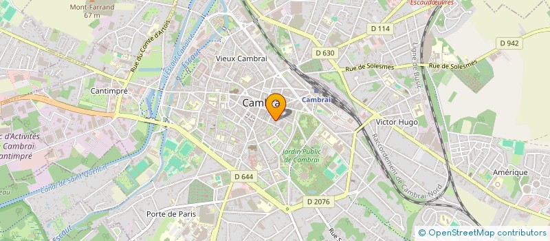 localisation de l'entreprise SCI PALARMA à CAMBRAI