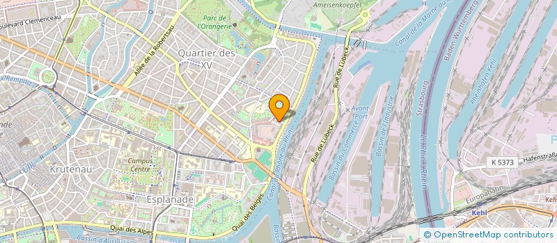 localisation de l'entreprise SCI PALAS IMMO  STRASBOURG