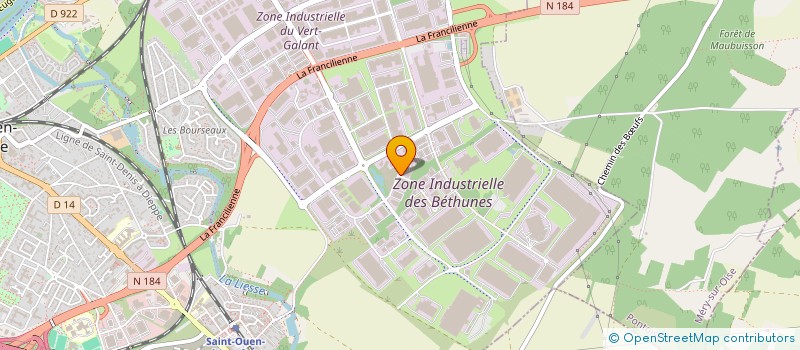localisation de l'entreprise SCI PALASSE à SAINT-OUEN-L'AUMONE