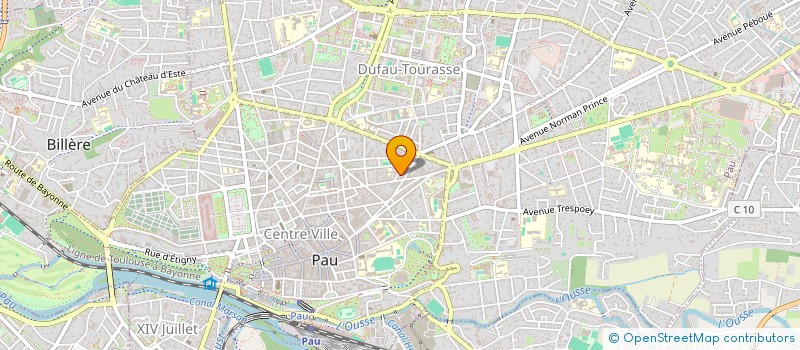 localisation de l'entreprise SCI PALASSOU à PAU