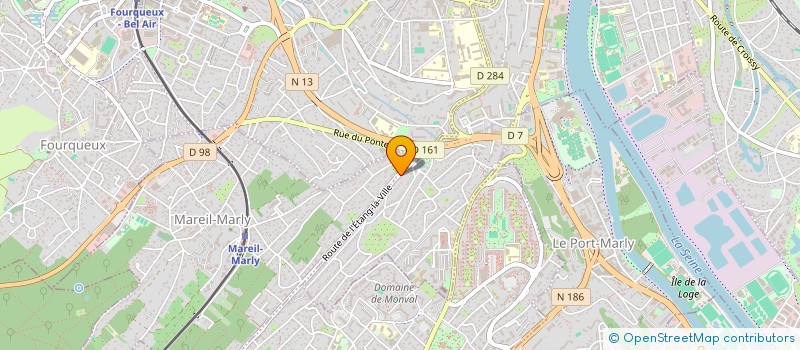 localisation de l'entreprise SCI PALATIN  LE PECQ