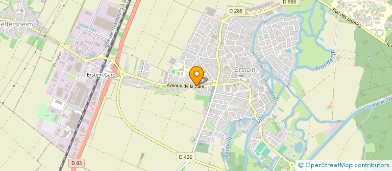 localisation de l'entreprise SCI PALATINE  ERSTEIN