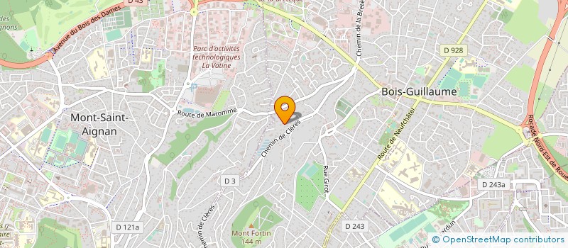 localisation de l'entreprise SCI PALATINE à BOIS-GUILLAUME