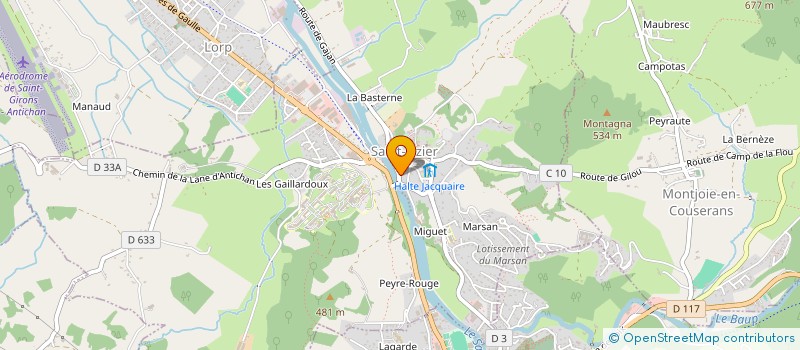 localisation de l'entreprise SCI PALAUCO à TAURIGNAN-VIEUX