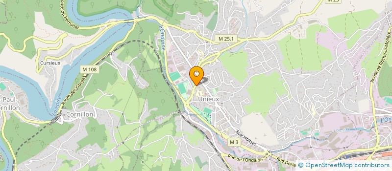 localisation de l'entreprise SCI PALAUMA 42  UNIEUX