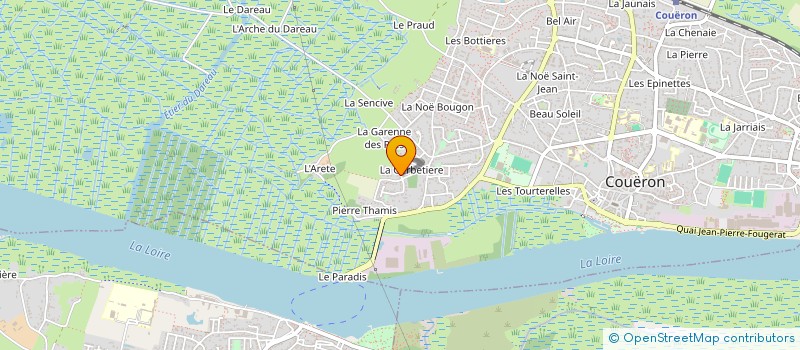 localisation de l'entreprise SCI PALAUTHI à COUERON