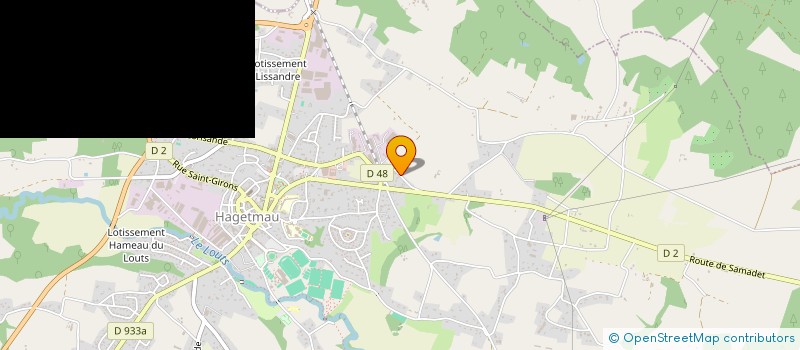 localisation de l'entreprise SCI PALBA  HAGETMAU